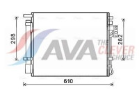 Condenser, air conditioning KAA5149D Ava Quality Cooling
