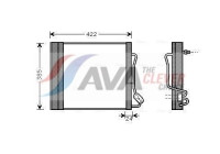 Condenser, air conditioning MCA5001D Ava Quality Cooling