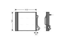 Condenser, air conditioning MCA5010D Ava Quality Cooling