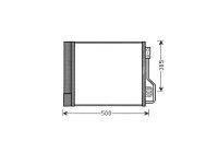 Condenser, air conditioning MCA5013D Ava Quality Cooling