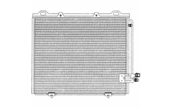 Condenser, air conditioning MS5232 Ava Quality Cooling