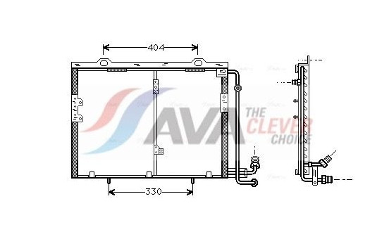 Condenser, air conditioning MS5290 Ava Quality Cooling