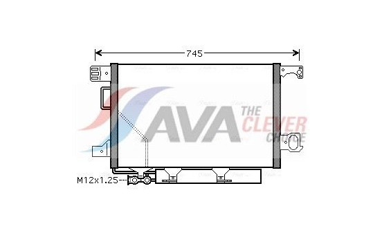 Condenser, air conditioning MS5360D Ava Quality Cooling