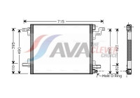 Condenser, air conditioning MS5377 Ava Quality Cooling