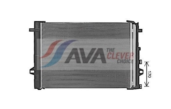 Condenser, air conditioning MS5716D Ava Quality Cooling, Image 2