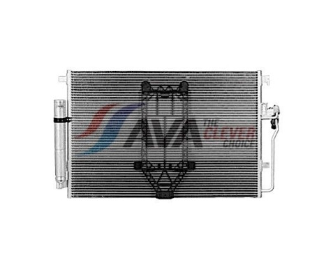 Condenser, air conditioning MS5724D Ava Quality Cooling, Image 2