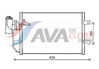 Condenser, air conditioning MSA5289D Ava Quality Cooling