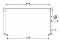Condenser, air conditioning MT5245 Ava Quality Cooling