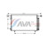 Condenser, air conditioning MZ5196D Ava Quality Cooling, Thumbnail 2