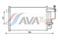Condenser, air conditioning MZ5242D Ava Quality Cooling