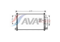 Condenser, air conditioning MZA5238D Ava Quality Cooling