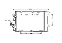Condenser, air conditioning OL5384D Ava Quality Cooling