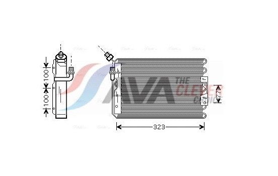 Condenser, air conditioning PR5042 Ava Quality Cooling