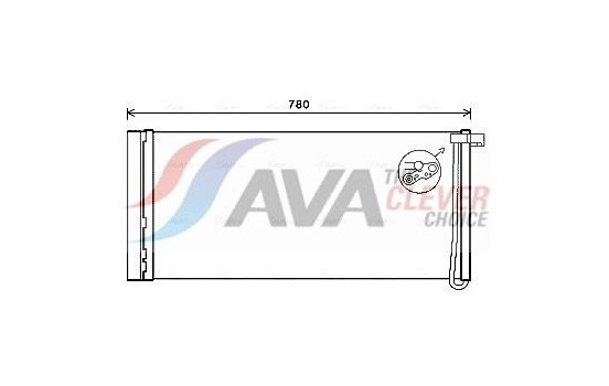 Condenser, air conditioning PR5083D Ava Quality Cooling