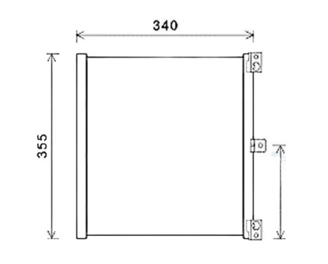 Condenser, air conditioning PR5088 Ava Quality Cooling