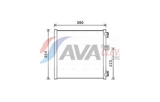 Condenser, air conditioning PR5089 Ava Quality Cooling