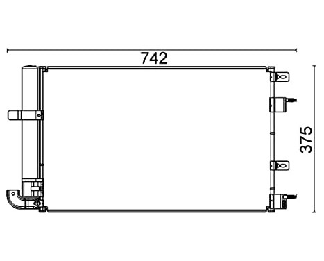 Condenser, air conditioning PREMIUM LINE