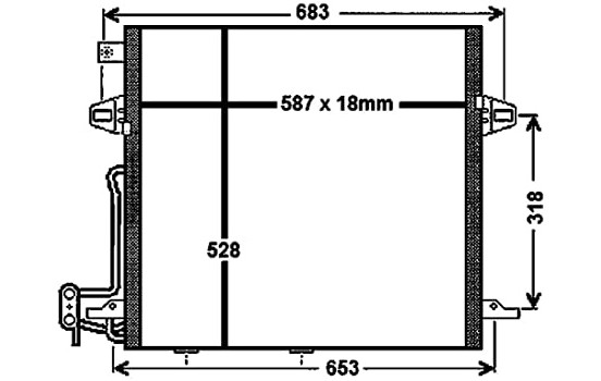 Condenser, air conditioning PREMIUM LINE