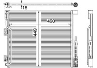 Condenser, air conditioning PREMIUM LINE
