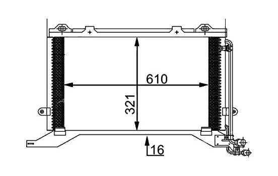 Condenser, air conditioning PREMIUM LINE