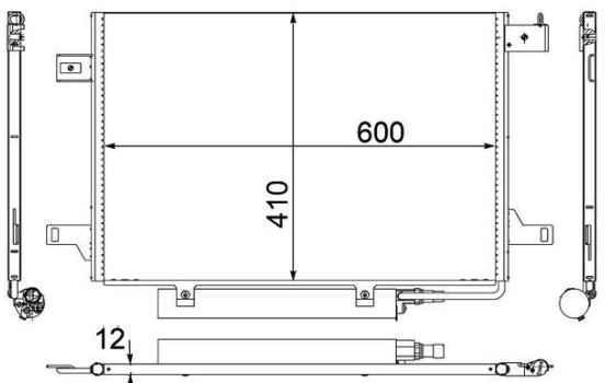 Condenser, air conditioning PREMIUM LINE, Image 3