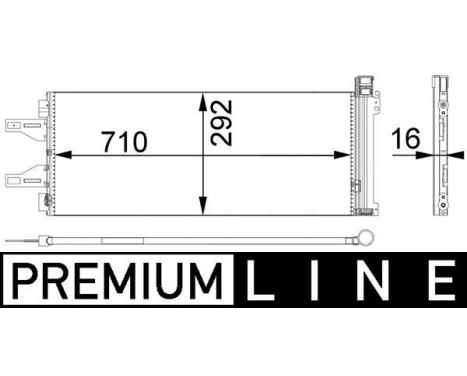 Condenser, air conditioning PREMIUM LINE, Image 3
