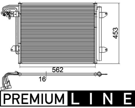 Condenser, air conditioning PREMIUM LINE, Image 2