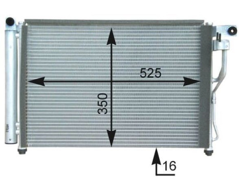 Condenser, air conditioning PREMIUM LINE, Image 3