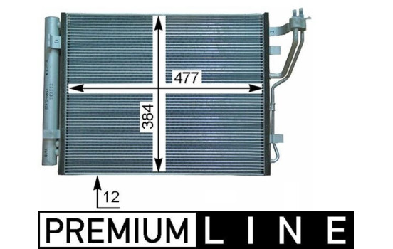 Condenser, air conditioning PREMIUM LINE, Image 2
