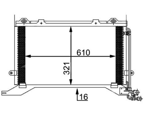 Condenser, air conditioning PREMIUM LINE, Image 3