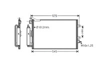 Condenser, air conditioning RT5417D Ava Quality Cooling