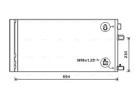 Condenser, air conditioning RT5618D Ava Quality Cooling