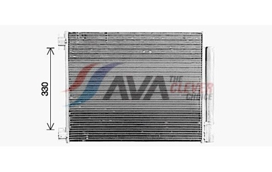 Condenser, air conditioning RT5653D Ava Quality Cooling, Image 2