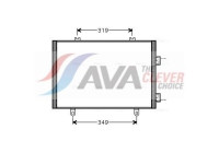 Condenser, air conditioning RTA5349 Ava Quality Cooling