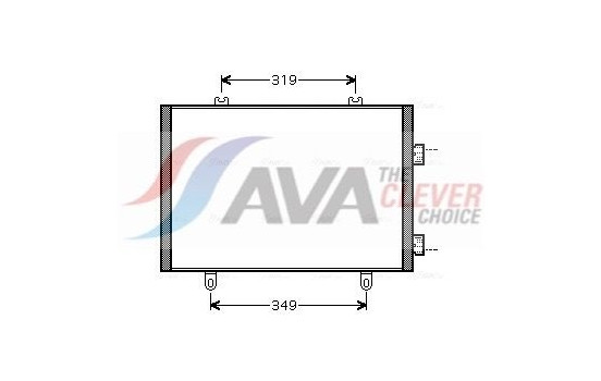 Condenser, air conditioning RTA5349 Ava Quality Cooling