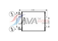 Condenser, air conditioning RTA5459 Ava Quality Cooling