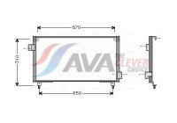 Condenser, air conditioning SU5031 Ava Quality Cooling