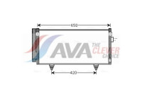 Condenser, air conditioning SU5077D Ava Quality Cooling