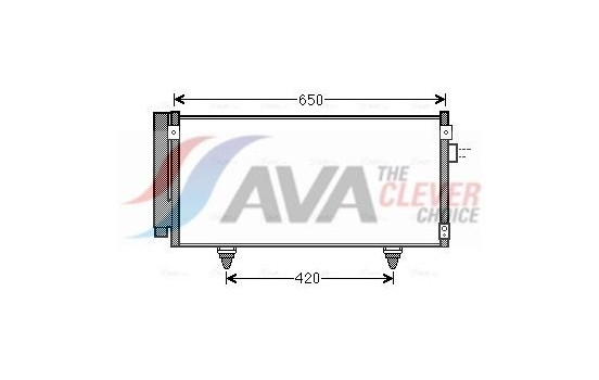 Condenser, air conditioning SU5077D Ava Quality Cooling