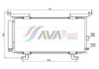Condenser, air conditioning SU5117D Ava Quality Cooling