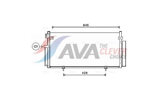 Condenser, air conditioning SUA5078D Ava Quality Cooling