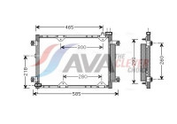 Condenser, air conditioning SZ5075D Ava Quality Cooling