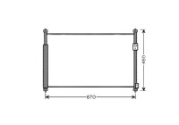 Condenser, air conditioning SZ5108D Ava Quality Cooling