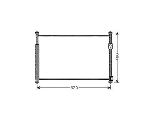Condenser, air conditioning SZ5108D Ava Quality Cooling