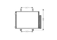 Condenser, air conditioning SZ5133D Ava Quality Cooling