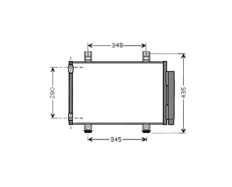 Condenser, air conditioning SZA5087D Ava Quality Cooling