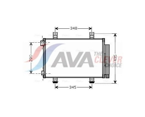 Condenser, air conditioning SZA5116D Ava Quality Cooling