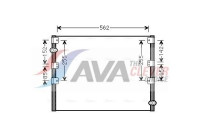 Condenser, air conditioning TO5278 Ava Quality Cooling