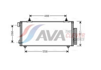 Condenser, air conditioning TO5381D Ava Quality Cooling