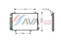 Condenser, air conditioning TO5382D Ava Quality Cooling